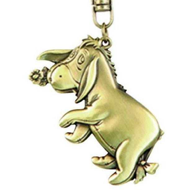 metal Disney Key ring Winnie the Pooh & Eeyore mirror locket